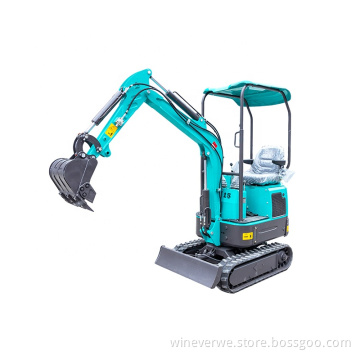 China Import Weight 1.2 Ton Mini Bagger Hydraulic Excavators Mini Garden Mini-excavator